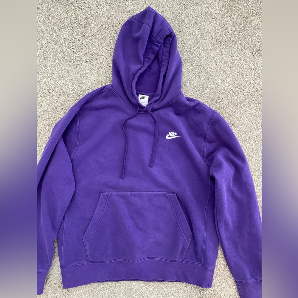 Nike Hooded Sweatshirt Purple